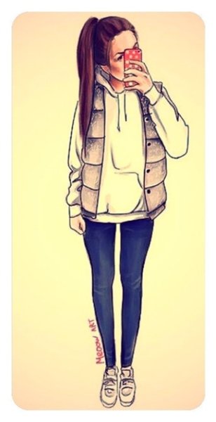 Аниме девушки в полный рост