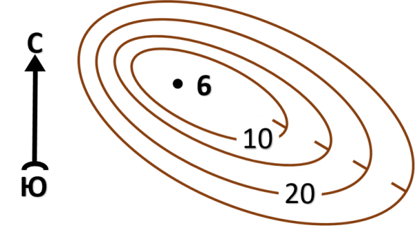 Угол склона