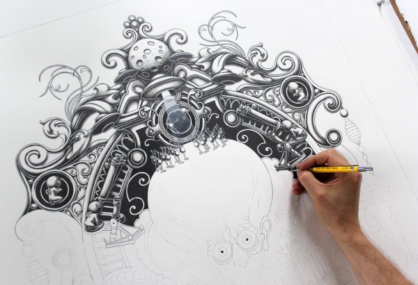 Креативные рисунки карандашом