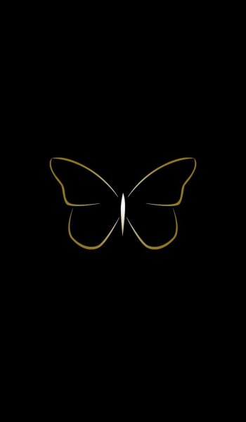 Белое сердце на черном фоне