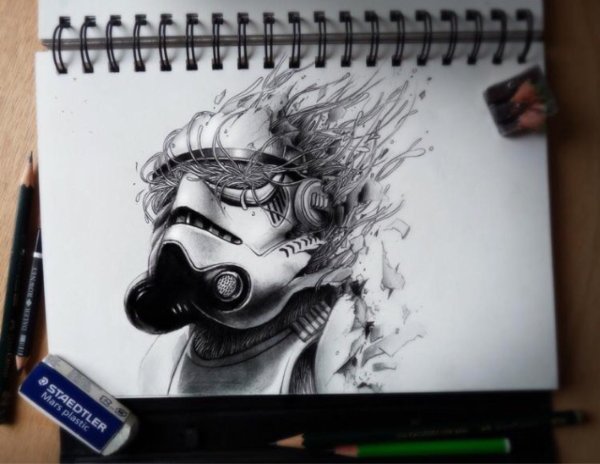 Объемные рисунки