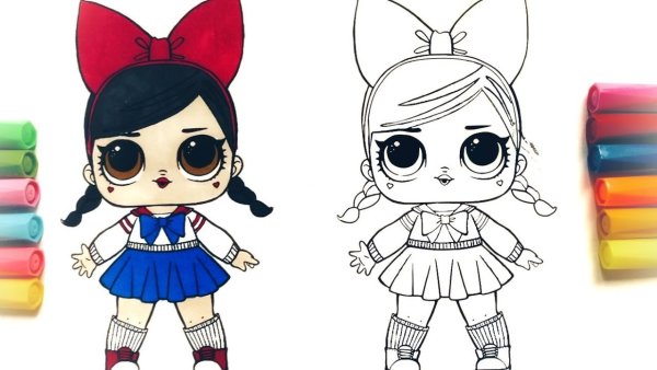 Наклейки куклы ЛОЛ