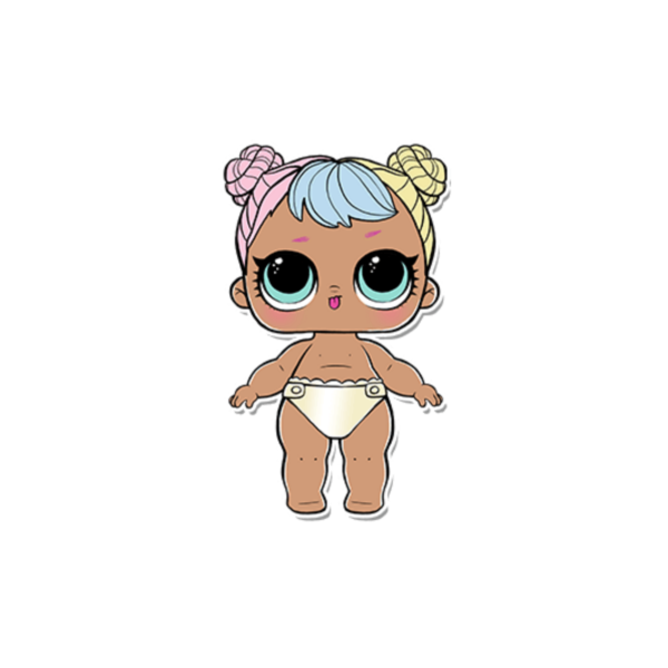 Наклейки куклы ЛОЛ