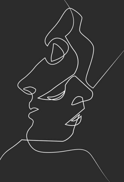 Портрет одной линией