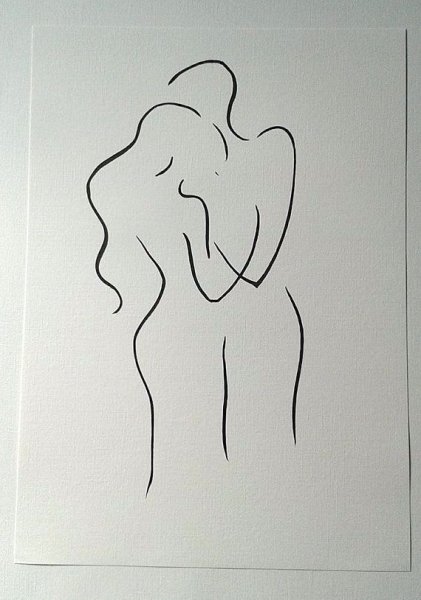 Силуэты из линий