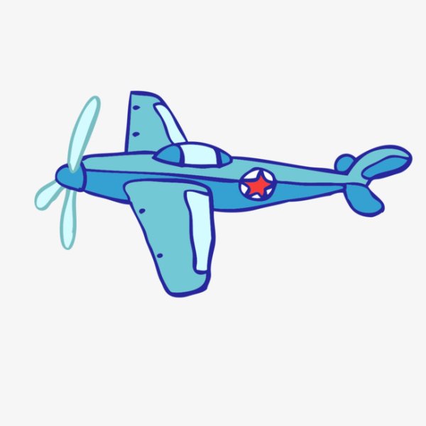 Военный самолет детский