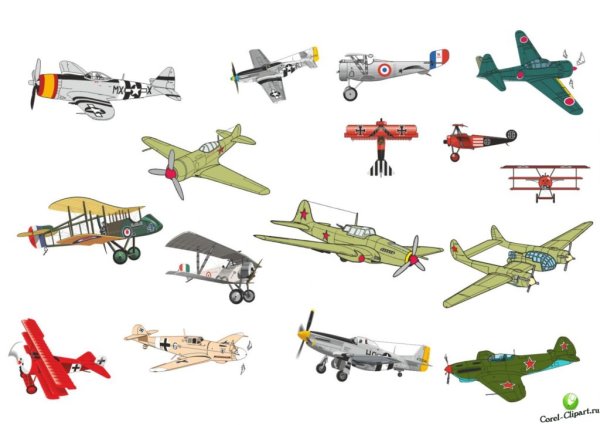 Военный самолет для детей