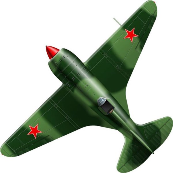 Военный самолет на прозрачном фоне