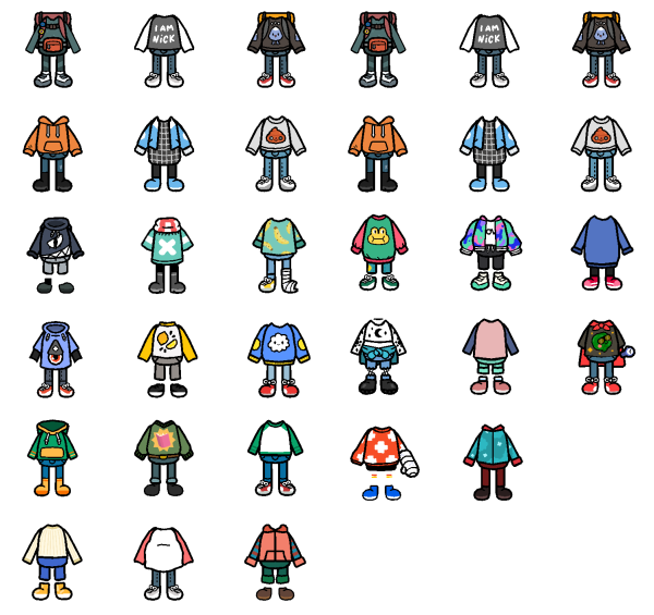 Бумажная тока бока персонажи