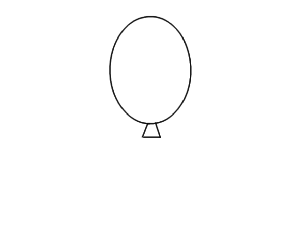 Трафарет ниточки без шарика