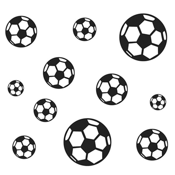 Футбольные мячики для печати
