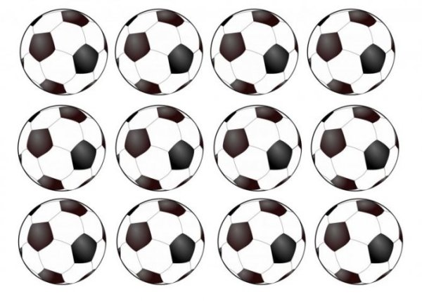 Стилизованный футбольный мяч
