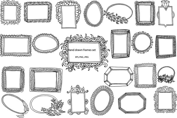 Дизайнерские рамки для фотошопа