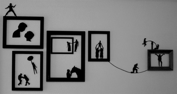 Силуэт интерьера