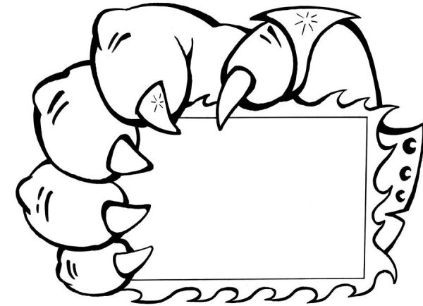 Рамки для раскрашивания детские