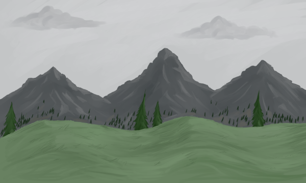 Горы для рисования