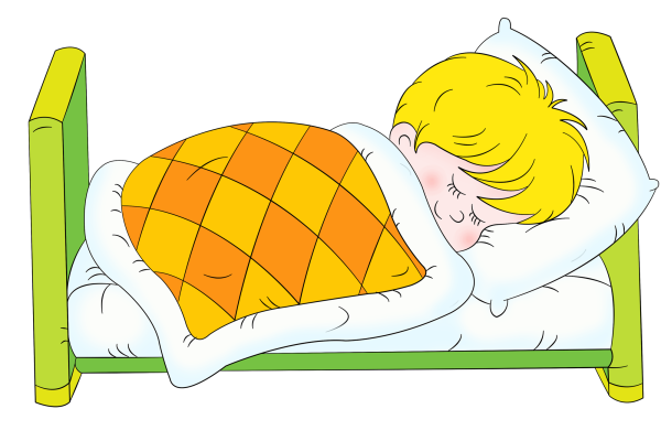 Дети спят в кроватках в садике