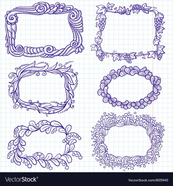Красивые рамочки для подписи