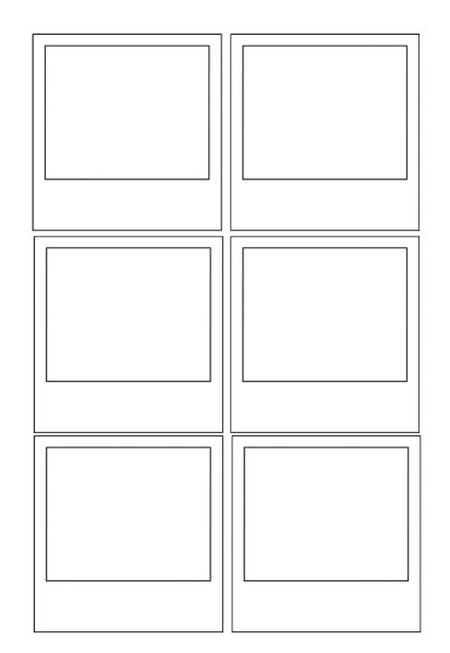 Карточки с рамками для рисования