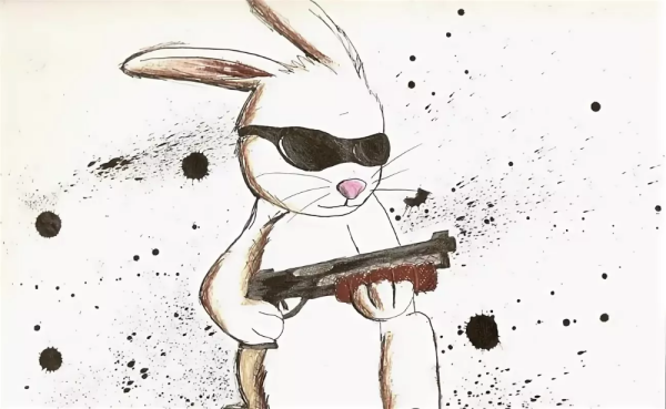 Стильный заяц