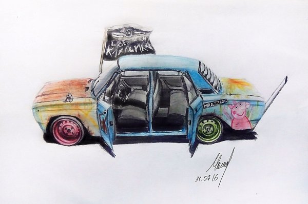 Жигули рисунок БК