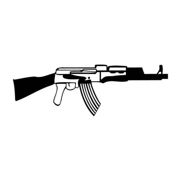 Наклейка АК 47