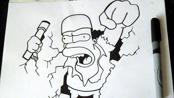 Граффити рисунки для срисовки