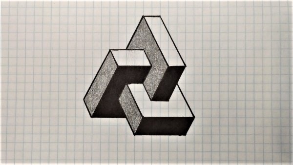 Трехмерные фигуры по клеткам