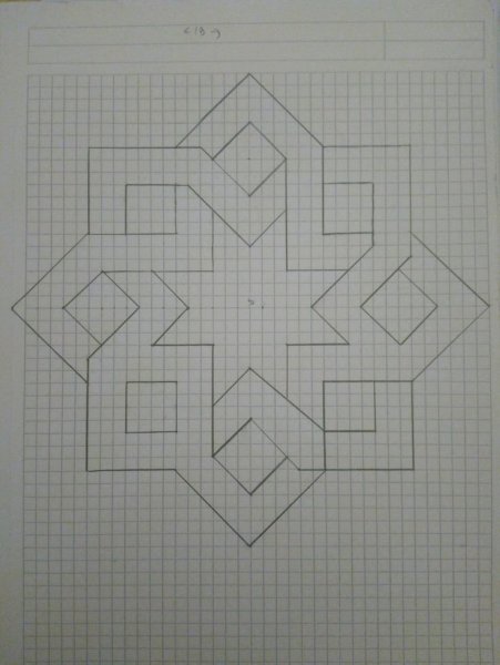 Рисунки в тетрадке в клетку