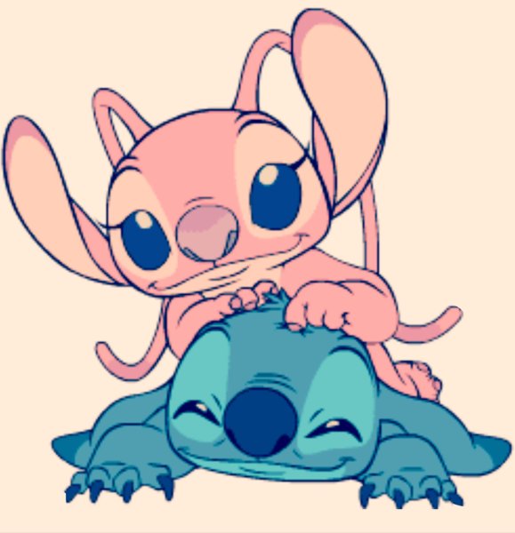 Стич на прозрачном фоне