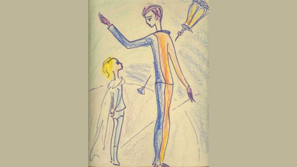 Надя Рушева грустный Лис