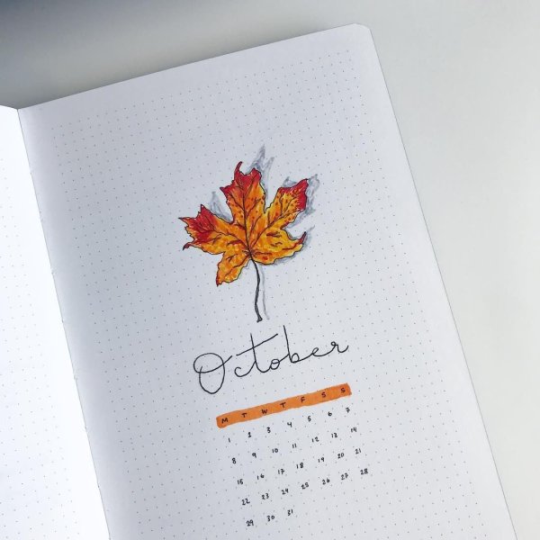 Осенний Bullet Journal