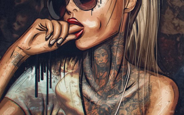 Классные рисунки девушек