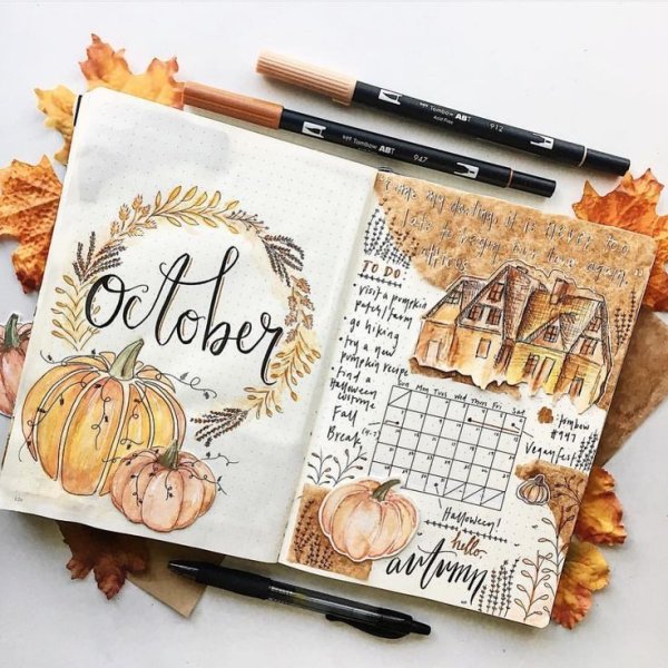 Лёгкие рисунки для скичбука