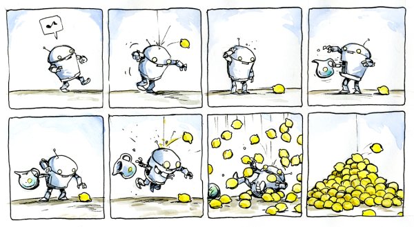 Простой мини комикс