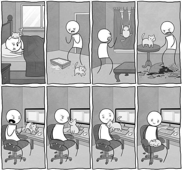 Забавные мини комиксы