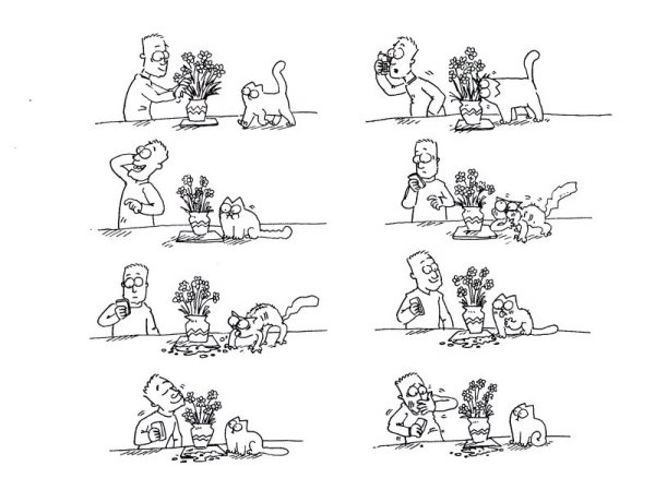 Комиксы черно белые для детей