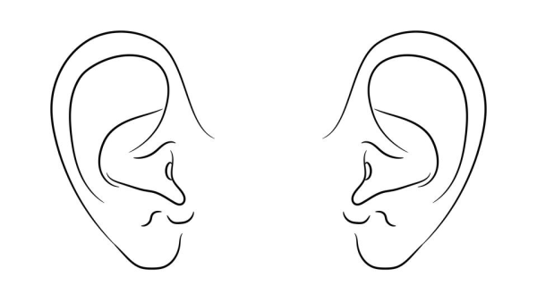 Нарисовать ухо