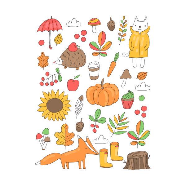 Осенние Стикеры