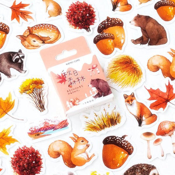 Наклейки на тему осень