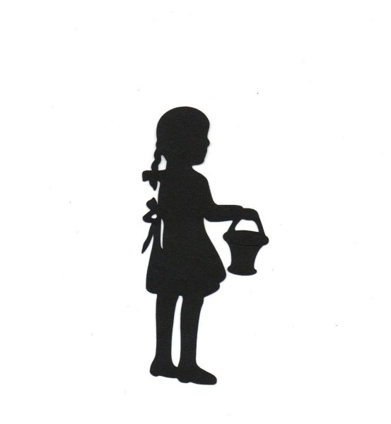 Силуэт девочки