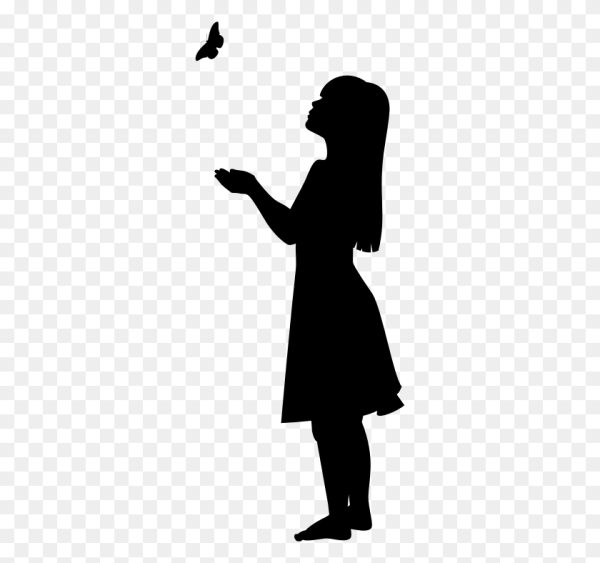 Силуэт девочки