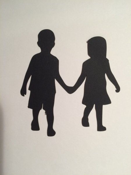 Силуэт ребенка