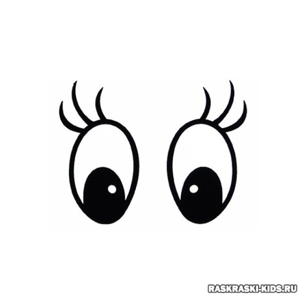 Глаза мультяшка