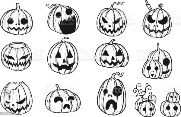Рисунки на Хэллоуин