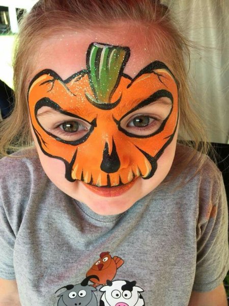 Милая тыква на Хэллоуин