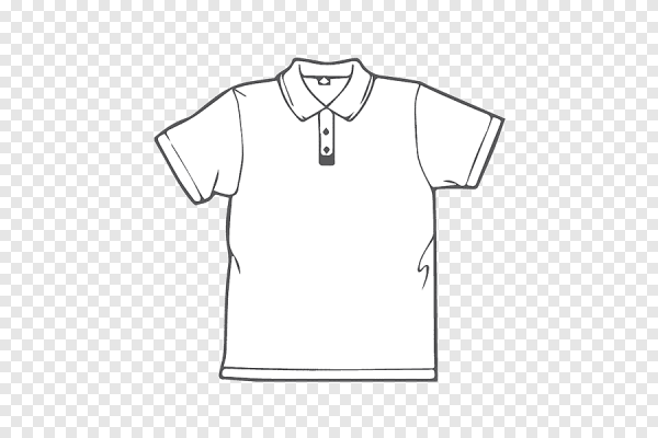 Тенниска с воротником рисунок