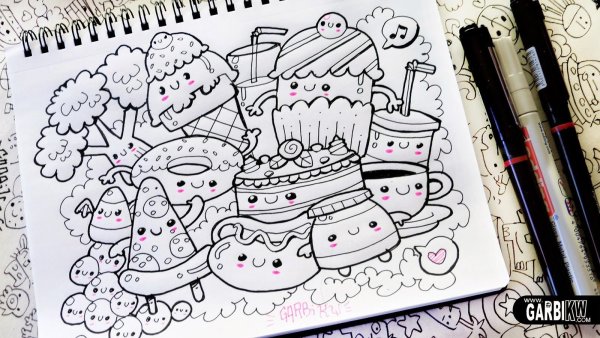 Маленькие рисунки для скетчбука