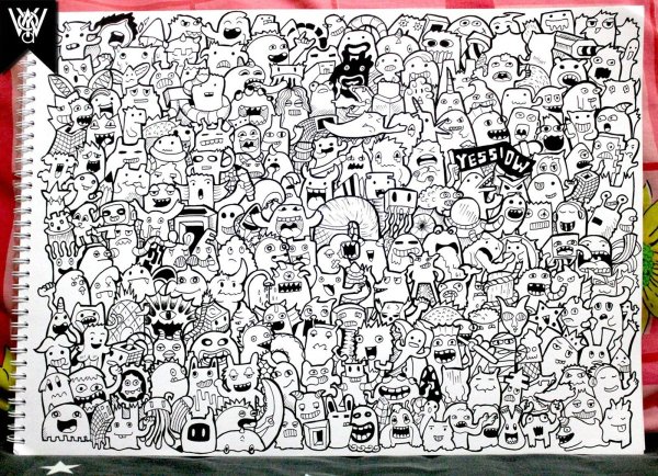 Много рисунков в одном