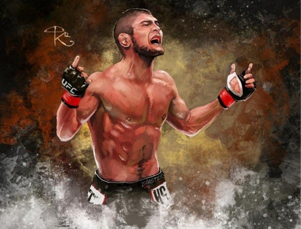 Силуэт боксера